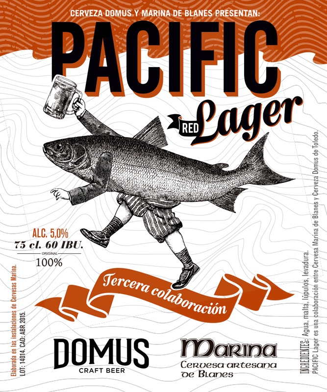 Cervesa Pacific red Lager - Domus Craft Beer + Marina
