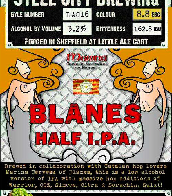 Blanes Half Ipa: Steel City Brewing + Marina