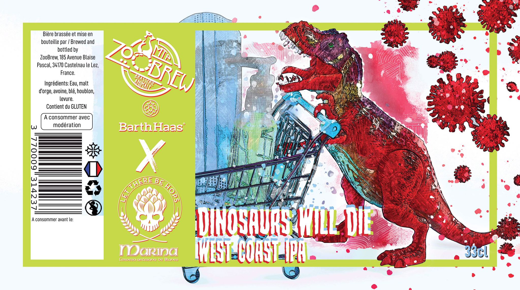 Dinosaurs Will Die - Cervesa Marina